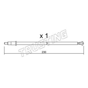 Achetez des Témoin d'usure de plaquette de frein TRUSTING SU.105 à prix pour 11,25 €