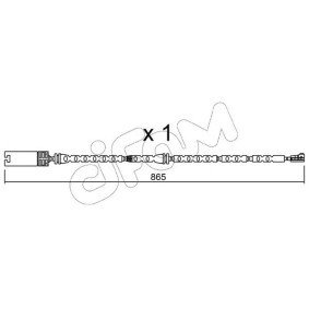 Acquista Sensore di usura delle pastiglie freni da CIFAM SU.299 a buon mercato per soli 42,56 €