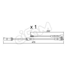 Acquista Sensore di usura delle pastiglie freni da CIFAM SU.338 a buon mercato per soli 43,25 €