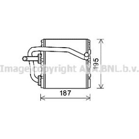 Wärmetauscher, Innenraumheizung von AVA COOLING SYSTEMS SU6108
