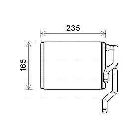 Wärmetauscher, Innenraumheizung von AVA COOLING SYSTEMS SUA6111