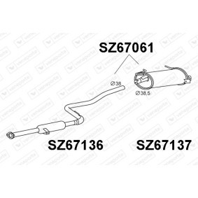 Endschalldämpfer für SUZUKI von VENEPORTE