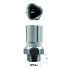 Temperaturschalter, Kühlerlüfter von MAHLE ORIGINAL TSW 57