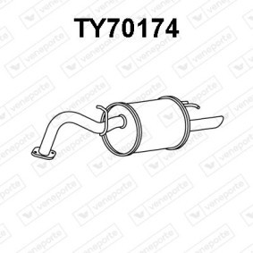 Endschalldämpfer für TOYOTA von VENEPORTE