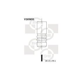 Acquista Valvola di scarico da BGA V165651 a buon mercato per soli 10,65 €
