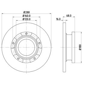 Acquista Disco freno da VAICO V25-80028 a buon mercato per soli 86,31 €