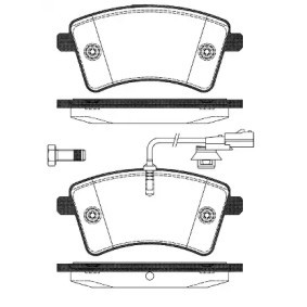 Bremsbeläge für RENAULT von VAICO
