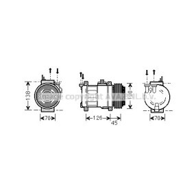 Kühlerlüfter VW7539 von PRASCO günstig für 71,27 € online kaufen
