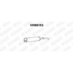 Endschalldämpfer des Herstellers VENEPORTE - Originalware Artikelnummer: VW80008