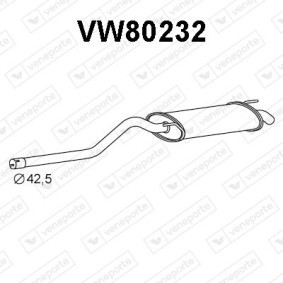 Endschalldämpfer für VW von VENEPORTE