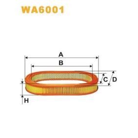 Luftfilter von WIX FILTERS WA6001