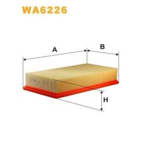 Kjøp Luftfilter av WIX FILTERS WA6226 til den lave prisen 125,19 NOK