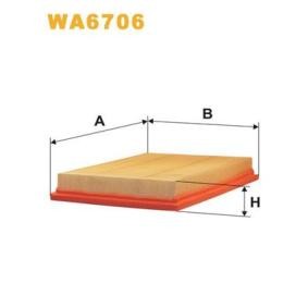 Luftfilter von WIX FILTERS WA6706