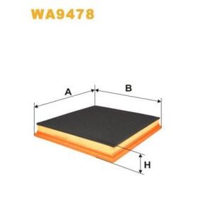 Compre Filtro de ar da WIX FILTERS WA9478 a um preço baixo por 20,24 €