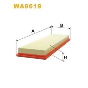 Köp Luftfilter av WIX FILTERS WA9619 till det låga priset 206,67 kr