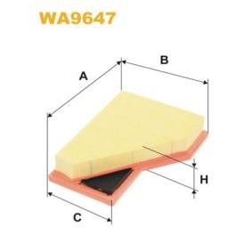 Luftfilter von WIX FILTERS WA9647