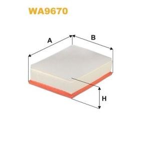 Compre Filtro de ar de WIX FILTERS online para Master IV Camião de plataforma / Chassis (XDD) a preços moderados