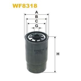 Achetez des Filtre à carburant WIX FILTERS WF8318 à prix pour 55,61 €