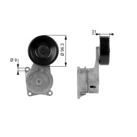 Acquista Rullo tenditore cinghia Poly-V da GATES T38170 a buon mercato per soli 123,65 €