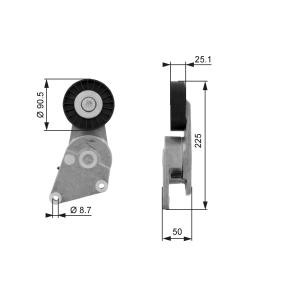 Achetez des Poulie, tendeur de courroie d'accessoire GATES T38234 à prix pour 80,15 €