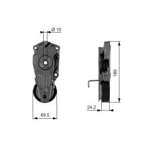 Spannrolle, Keilrippenriemen für MINI von GATES