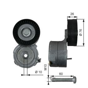 Compre Rolo tensor, correia trapezoidal estriada da GATES T38423 a um preço baixo por 52,28 €