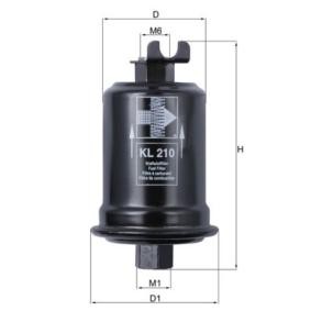 Köp Bränslefilter av MAHLE ORIGINAL KL 210 till det låga priset 106,81 kr