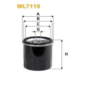 Compre Filtro de óleo da WIX FILTERS WL7119 a um preço baixo por 5,31 €