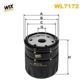 Compre Filtro de óleo da WIX FILTERS WL7172 a um preço baixo por 8,93 €