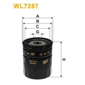 Compre Filtro de óleo da WIX FILTERS WL7257 a um preço baixo por 7,96 €
