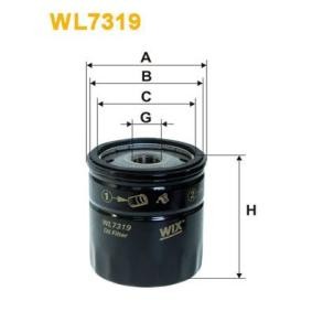 Achetez des Filtre à huile WIX FILTERS WL7319 à prix pour 24,81 €