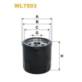 Köp Oljefilter av WIX FILTERS WL7503 till det låga priset 112,82 kr
