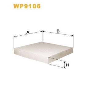 Compre Filtro, ar do habitáculo da WIX FILTERS WP9106 a um preço baixo por 18,64 €