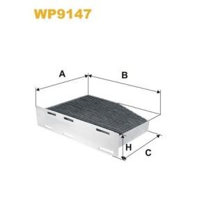 Köp Kupéfilter av WIX FILTERS WP9147 till det låga priset 290,60 kr