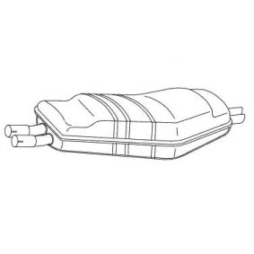 Compre Panela de escape traseira da VEGAZ BS-186EBER a um preço baixo por 456,93 €