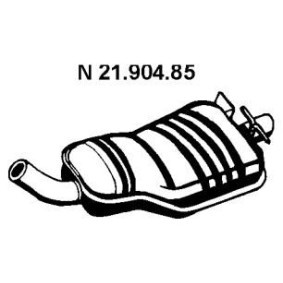 Compre Panela de escape traseira da VEGAZ BS-422EBER a um preço baixo por 394,43 €