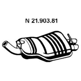Compre Panela de escape traseira da VEGAZ BS-425EBER a um preço baixo por 356,21 €