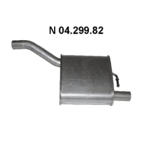 Compre Panela de escape traseira da VEGAZ FS-452EBER a um preço baixo por 113,72 €