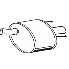 Compre Panela de escape traseira da VEGAZ OS-753 a um preço baixo por 180,92 €