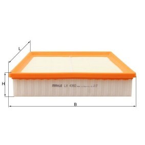 Compre Filtro de ar da KNECHT LX 4392 a um preço baixo por 27,33 €