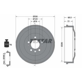 Comprar Tambor de freno de TEXTAR 94043900 a bajo precio de 90,26 €