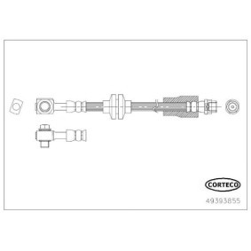 Comprar Latiguillo de freno de CORTECO 49393855 a bajo precio de 68,80 €