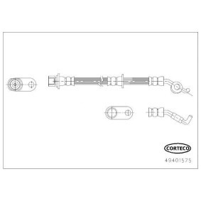 Comprar Latiguillo de freno de CORTECO 49401575 a bajo precio de 52,90 €