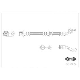 Comprar Latiguillo de freno de CORTECO 49401576 a bajo precio de 52,90 €