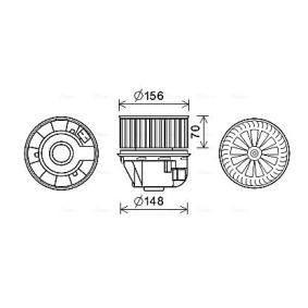 Gebläsemotor für FORD von AVA COOLING SYSTEMS