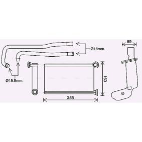 Wärmetauscher, Innenraumheizung von AVA COOLING SYSTEMS PE6416