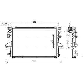 Acquista Radiatore motore da AVA COOLING SYSTEMS VN2317 a buon mercato per soli 193,37 €