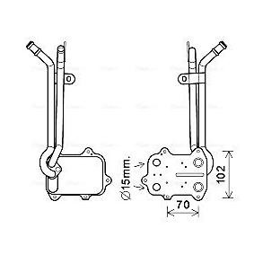 Ölkühler von AVA COOLING SYSTEMS VN3389