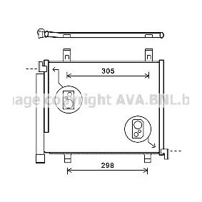 Klimakondensator von AVA COOLING SYSTEMS VN5327D