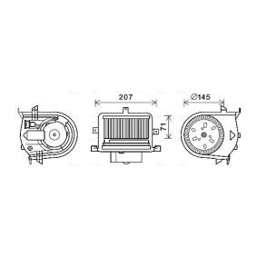 Gebläsemotor von AVA COOLING SYSTEMS VN8350